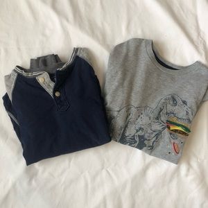 Boys Long Sleeve Gap Shirts